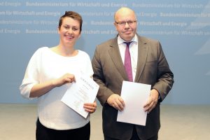 Bianca Gabbey Peter Altmaier Vorbildunternehmerin